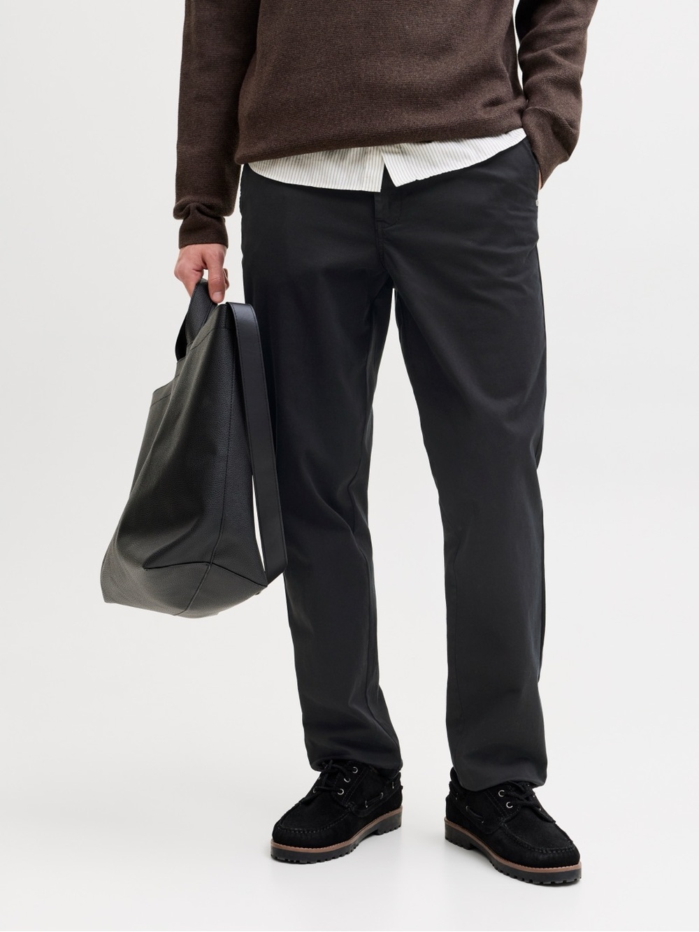 Jack & Jones Men's Dress Pants - Black Regular Fit